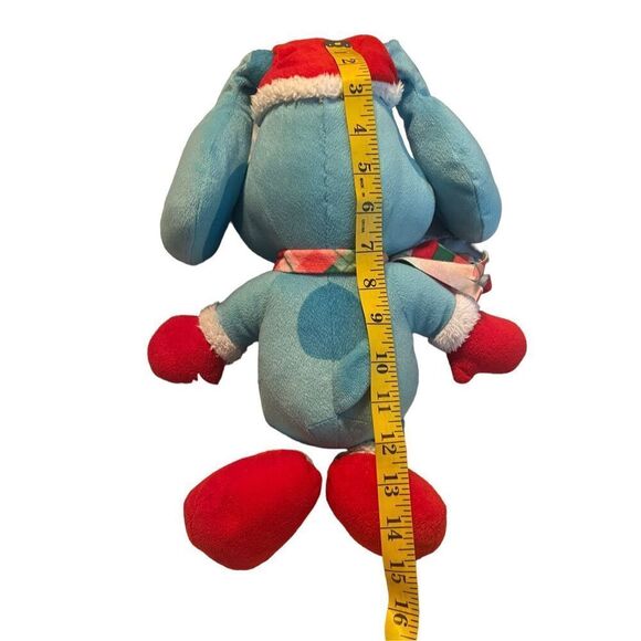 Nickelodeon Multicolor Blues Clues With Santa Hat Christmas Dog 15" - Picture 8 of 12